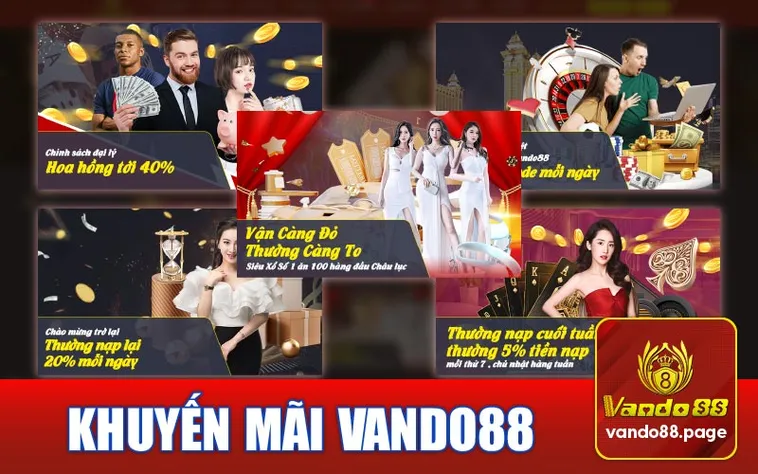 Tận Hưởng Khuyến Mãi Nhà Cái Vando88 Siêu Hấp Dẫn Hiện Nay